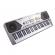 Orga electronica ideallstore®, schone klange, intrare usb, mini-microfon, suport partitura inclus, argintiu