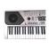 Orga electronica ideallstore®, schone klange, intrare usb, mini-microfon, suport partitura inclus, argintiu