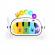 Salteluta de joaca 4 in 1 kickin tunes baby einstein
