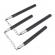 Set 2 nunceag,/ nunchucku, 31 cm, lemn, negru