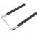 Set 2 nunceag,/ nunchucku, 31 cm, lemn, negru