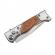 Set 4 briceaguri de vanatoare ideallstore®, ak system, otel inoxidabil, maro, teaca inclusa