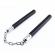 Set nunceag, 31 cm si baston telescopic 65 cm, argintiu