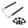 Set nunceag, 31 cm si box negru craniu