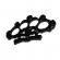 Set nunceag, 31 cm si box negru craniu