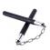 Set nunceag, 31 cm si box negru craniu