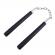 Set nunceag, 31 cm si box negru craniu