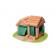 Set constructie casa cu tigla - 200 piese