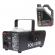 Set masina de fum, 600 w si lichid 4.5 l, ideallstore®, led, jocuri de lumini, wireless, negru