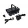 Set masina de fum, 600 w si lichid 4.5 l, ideallstore®, led, jocuri de lumini, wireless, negru