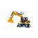 Excavator pe roti cat bruder