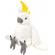 Jucarie plus papagal cacadu umbrelat alb wild republic 30 cm