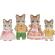 Figurine sylvanian families - familia pisicutelor vargate