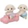 Figurine sylvanian families - gemenii iepurasi flora