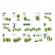 Puzzle 3d spuma dino triceraptos 63 piese toi-toys verde