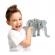 Puzzle 3d spuma elefant 75 piese toi-toys gri