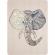 Puzzle lemn elefant, 137 piese, 30x22.5 cm grafix
