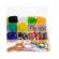 Set creativ elastice loom colorate cu organizator si accesorii, 1500 piese kruzzel