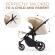 Carucior 2 in 1 kinderkraft prime 2 sandrose beige