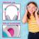 Casti bluetooth pentru fetite barbie