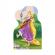 Puzzle printese 4x54 piese dino toys