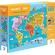 Puzzle magnetic - harta lumii 118 piese