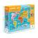 Puzzle magnetic - harta lumii 118 piese