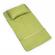 Sac de dormit de bumbac cu perna si fermoar 140x75 cm nativo dreams verde