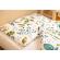 Set lenjerie de pat bumbac 100% cu 2 piese 100x135 cm/40x60 cm sensillo botanic