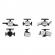 Lampa led cu panou solar, aerbes, 120w