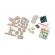 Set creativ casuta cu gradina din copac