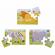 Set 3 puzzle din lemn - jungla vesela