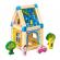 Set de constructii casa 6 in 1 din blocuri din lemn ecotoys ma429