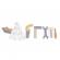 Banc de lucru din lemn cu accesorii pentru copii ecotoys w03d076e
