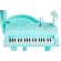 Pian cu microfon ecotoys hc490481 - turcoaz