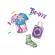 Set acuarele pentru textile tie-dye