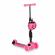 Trotineta 5 in 1 cu sezut si 3 roti cu led ecotoys ym-sw-6 - roz