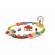 Jucarie din lemn hape - sina de tren curcubeu cu puzzle 30 piese