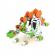 Set de constructie copii - dinozauri din metal t-rex si stegosaurus