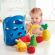 Set de joaca - cos cu fructe din material textil 8 piese