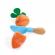 Set de joaca - cos cu legume din material textil 8 piese