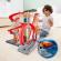Set de joaca din lemn hape - garaj cu cascadorii gearhead
