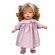 Papusa nines d'onil celia cu parul blond, rochie roz si miros de vanilie 45 cm