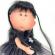 Papusa nines d'onil mia black wednesday cu miros de vanilie 30 cm