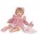 Papusa nines d'onil noa rosa cu parul blond, sunete, rochie roz, ambalata in saculet, miros de vanilie, 45 cm