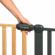Poarta de siguranta 74-105 cm kidwell trasti - negru