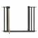 Poarta de siguranta 74-105 cm kidwell trasti - negru