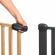 Poarta de siguranta 74-105 cm kidwell trasti - negru