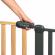 Poarta de siguranta 74-105 cm kidwell trasti - negru