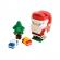 Set constructie stax 150 piese - mos craciun cu sunete si lumini